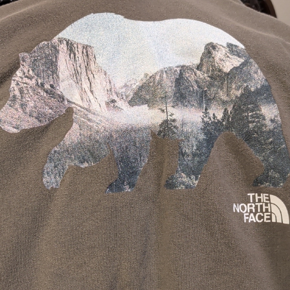 The North Face Men's Bearinda Pullover Hoodie Olive Green Size M Used Exc - Picture 7 of 7